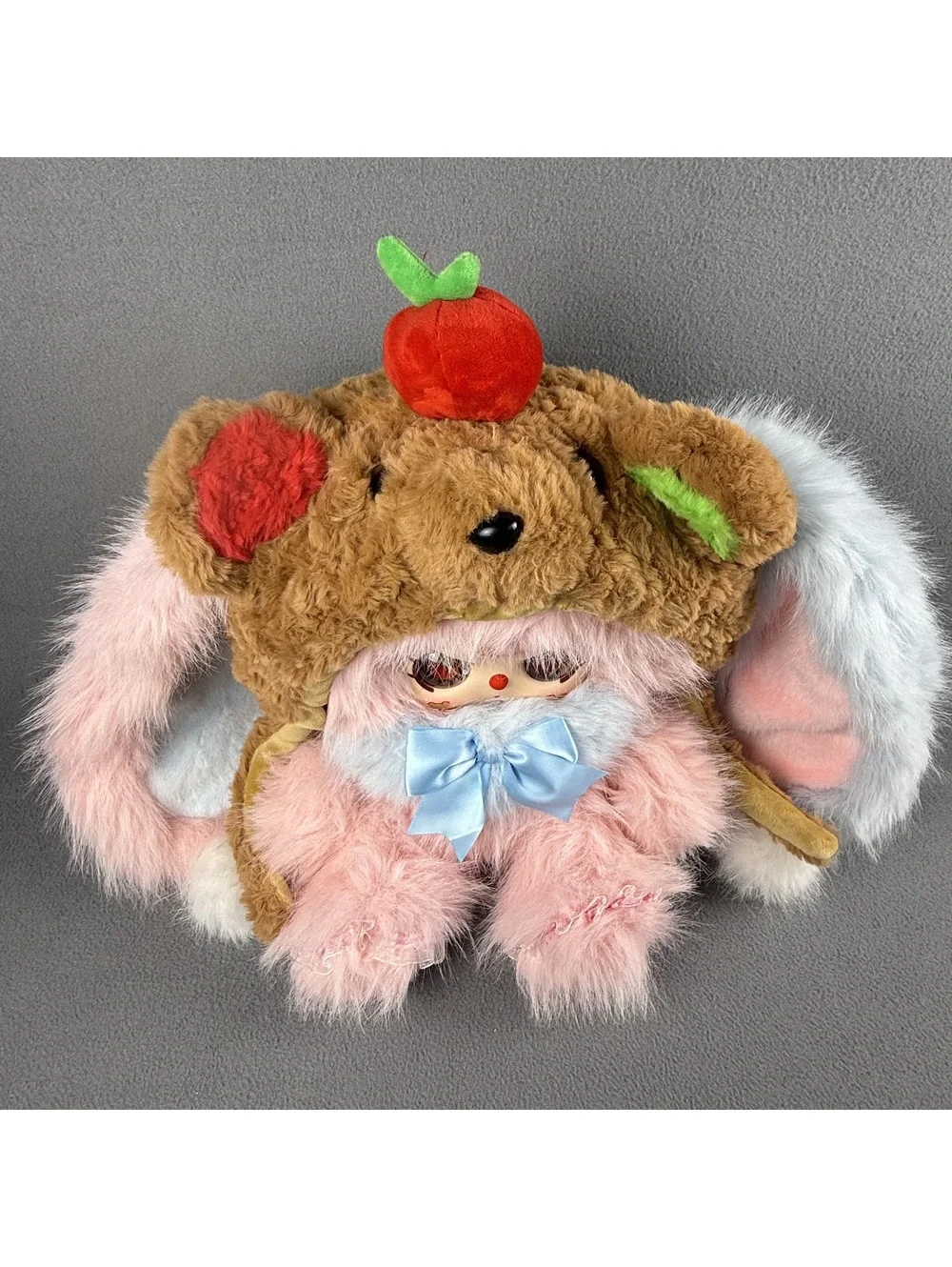 Confirmed - Baby Three 500% Hat Poster - Apple Bear
